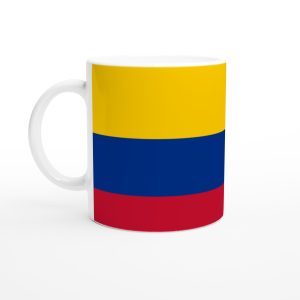 taza con la bandera de colombia